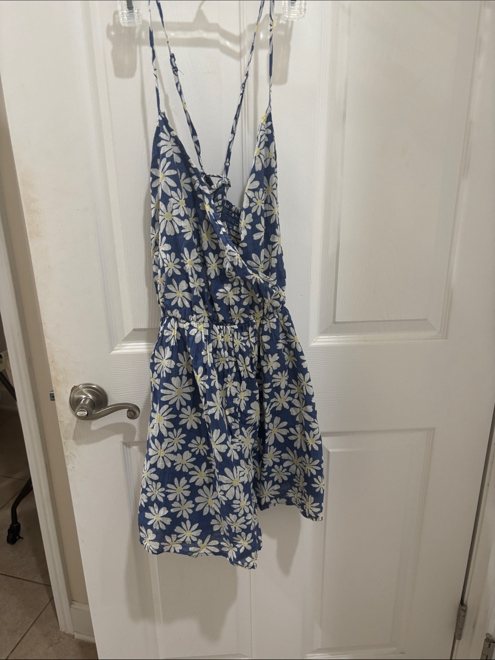 American Eagle Outfitters Blue Floral Romper